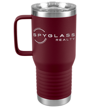 Load image into Gallery viewer, 20z_Travel_Mug_20oz_Travel_Tumbler_Maroon_Mockup.png