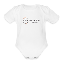 Load image into Gallery viewer, Organic Short Sleeve Baby Bodysuit - white