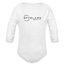 Load image into Gallery viewer, Organic Long Sleeve Baby Bodysuit - white