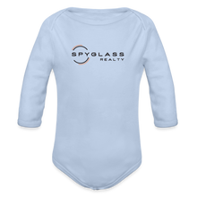 Load image into Gallery viewer, Organic Long Sleeve Baby Bodysuit - sky