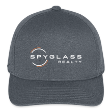 Load image into Gallery viewer, Flexfit Fitted Melange Baseball Cap - dark heather gray