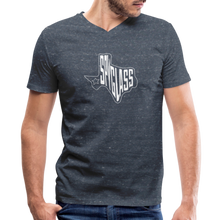Load image into Gallery viewer, Men's V-Neck T-Shirt - heather navy