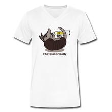 Load image into Gallery viewer, Men's V-Neck T-Shirt - white