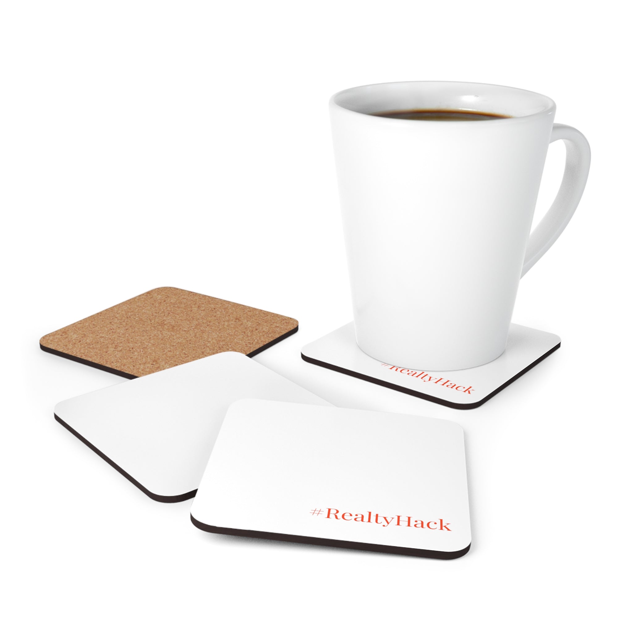 #RealtyHack Corkwood Coaster Set