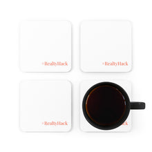 Load image into Gallery viewer, #RealtyHack Corkwood Coaster Set
