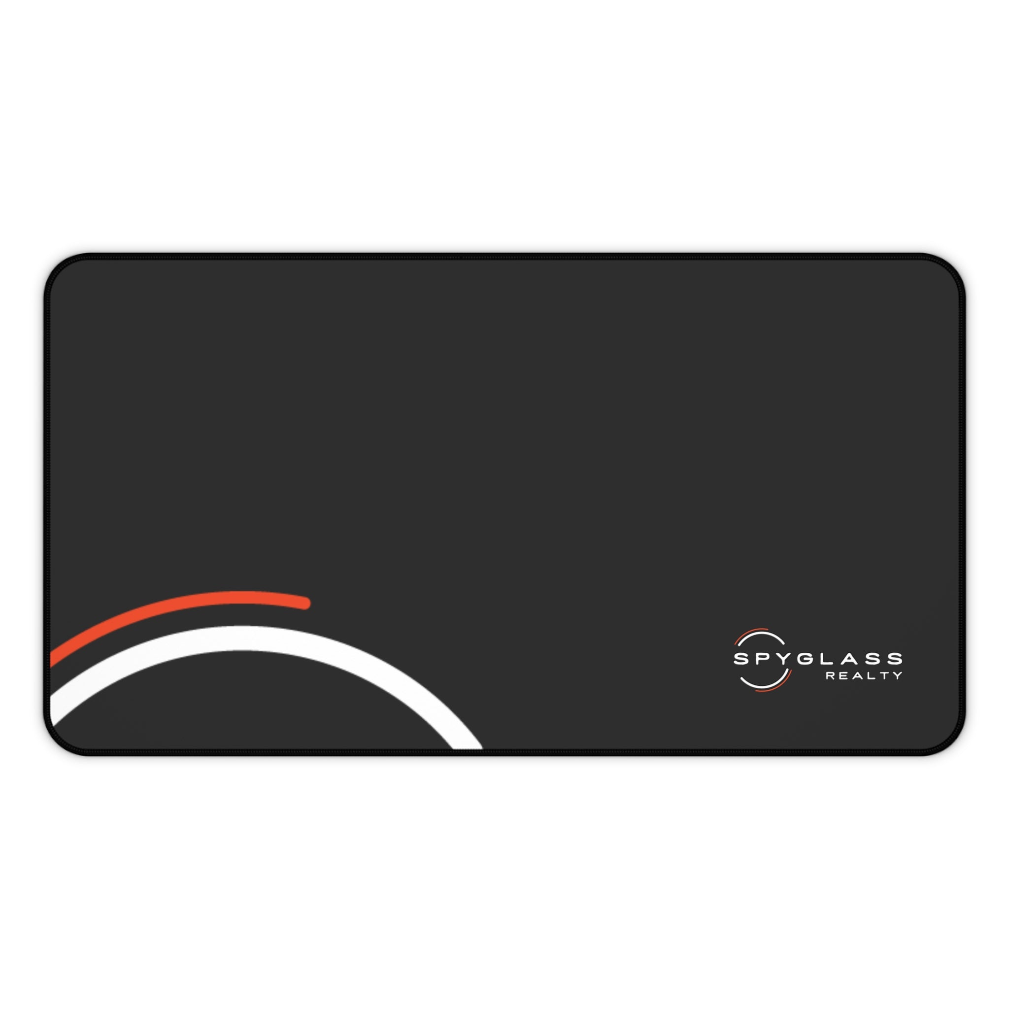Spyglass Realty Black Curved Desk Mat