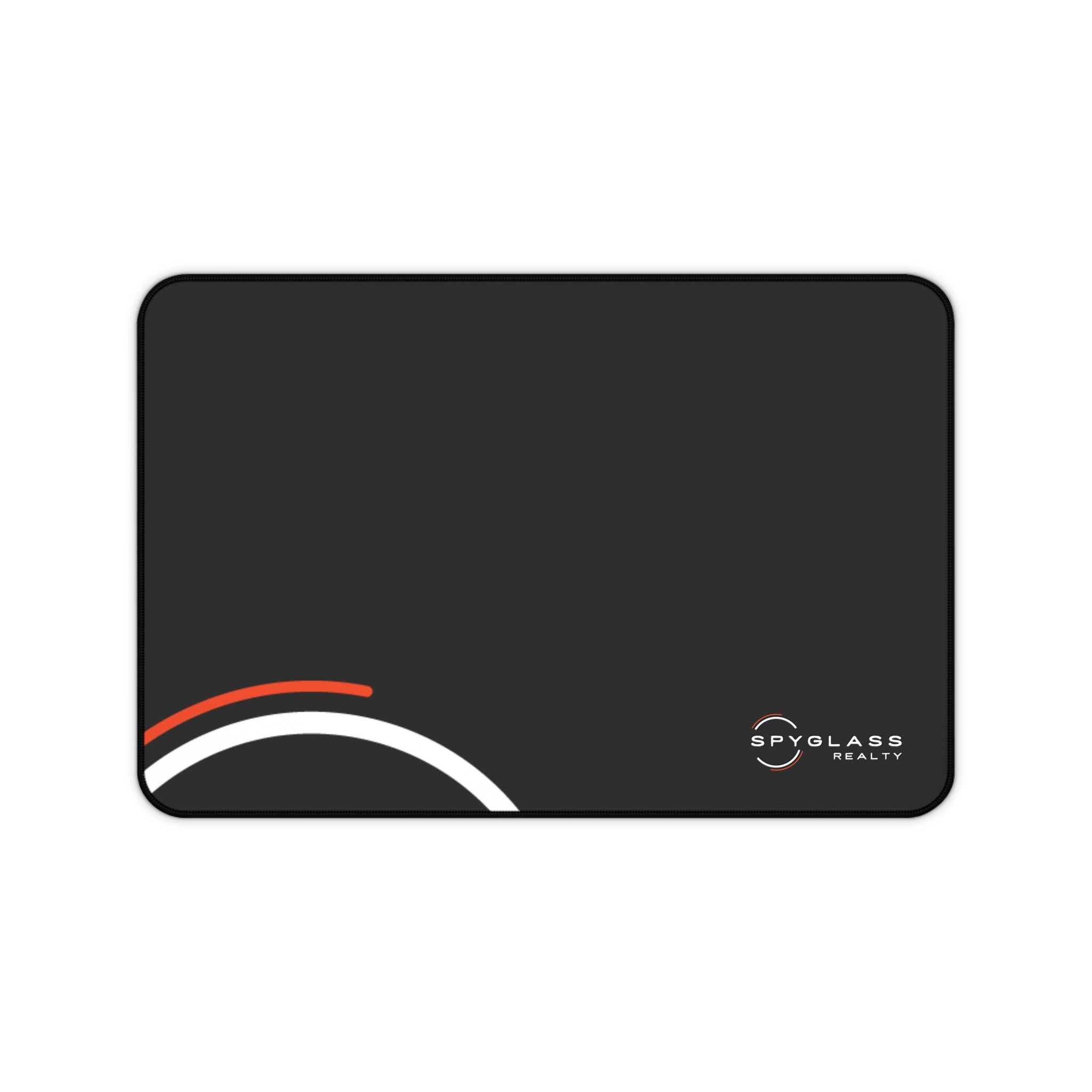 Spyglass Realty Black Curved Desk Mat