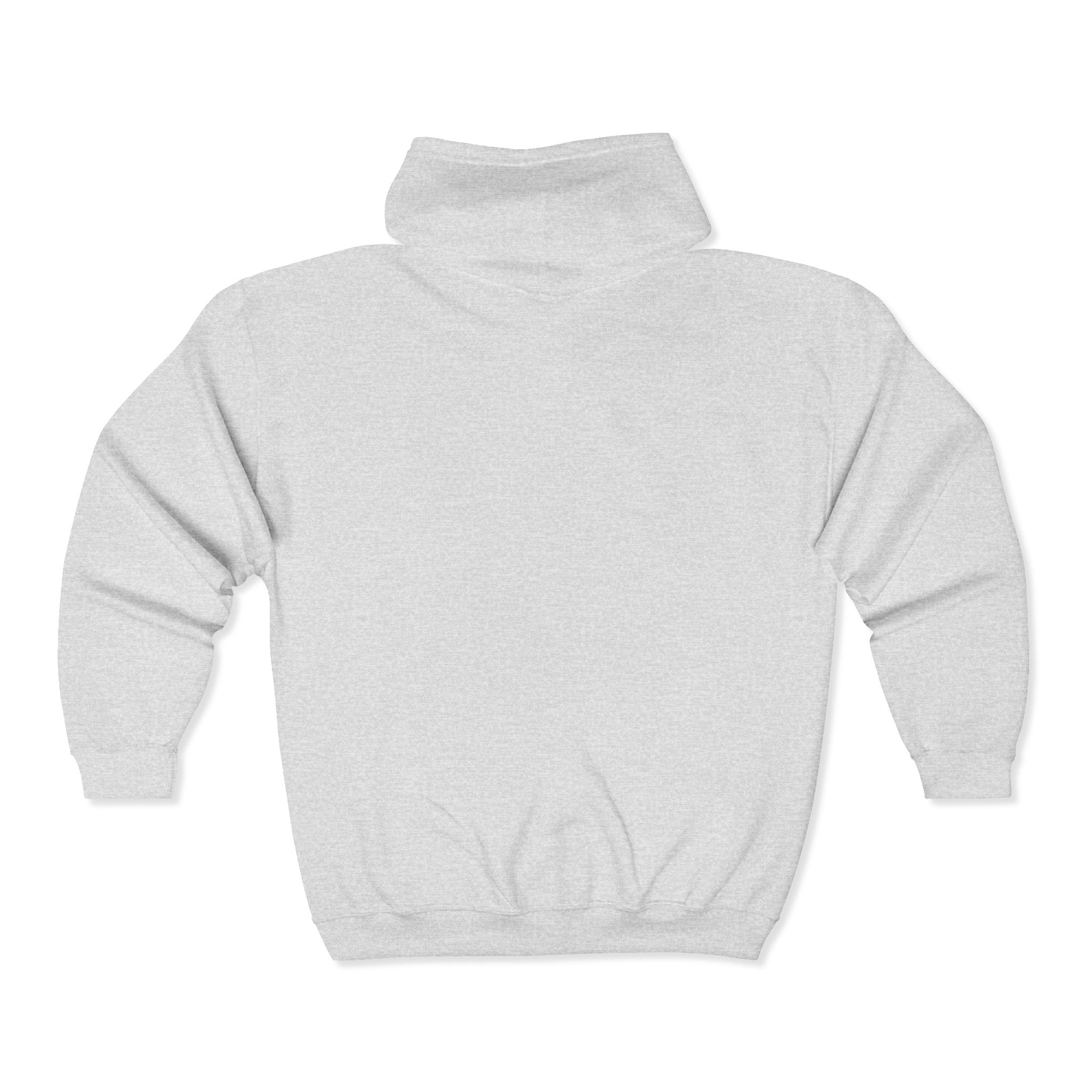 Minimal Logo Full‑Zip Hoodie — Zip-Up Sweatshirt