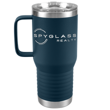 Load image into Gallery viewer, 20z_Travel_Mug_20oz_Travel_Tumbler_Navy_Mockup.png
