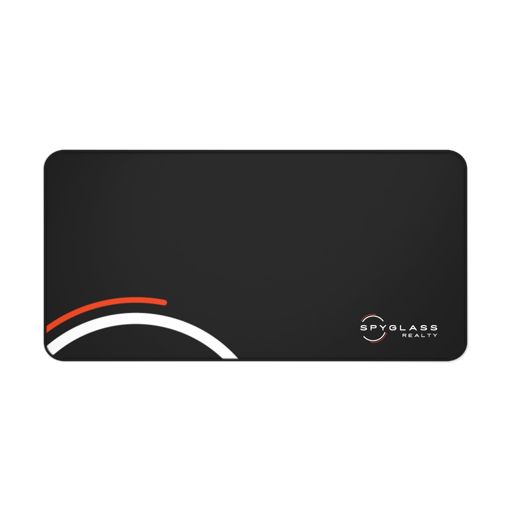 Spyglass Realty Black Curved Desk Mat