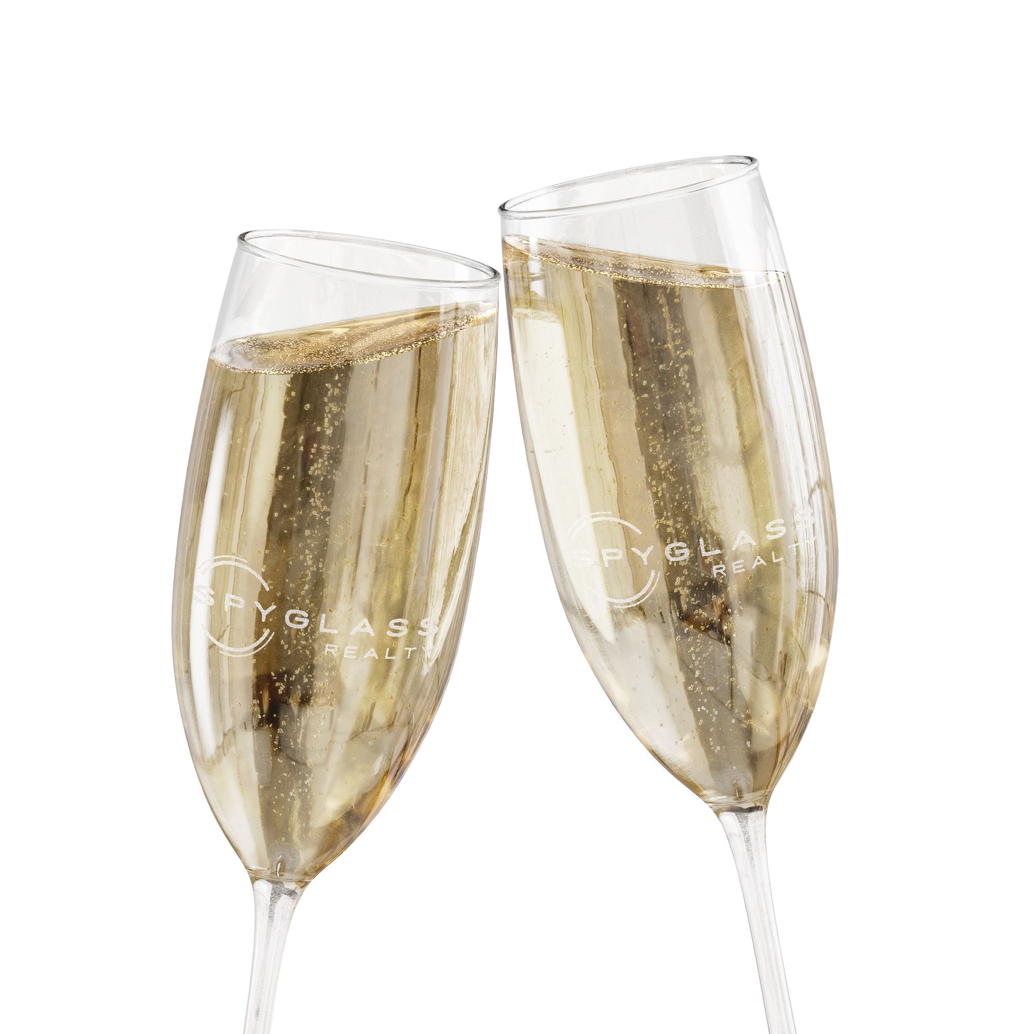 Spyglass Realty Engraved 8oz Champagne Flute – Personalized Toasting Glass