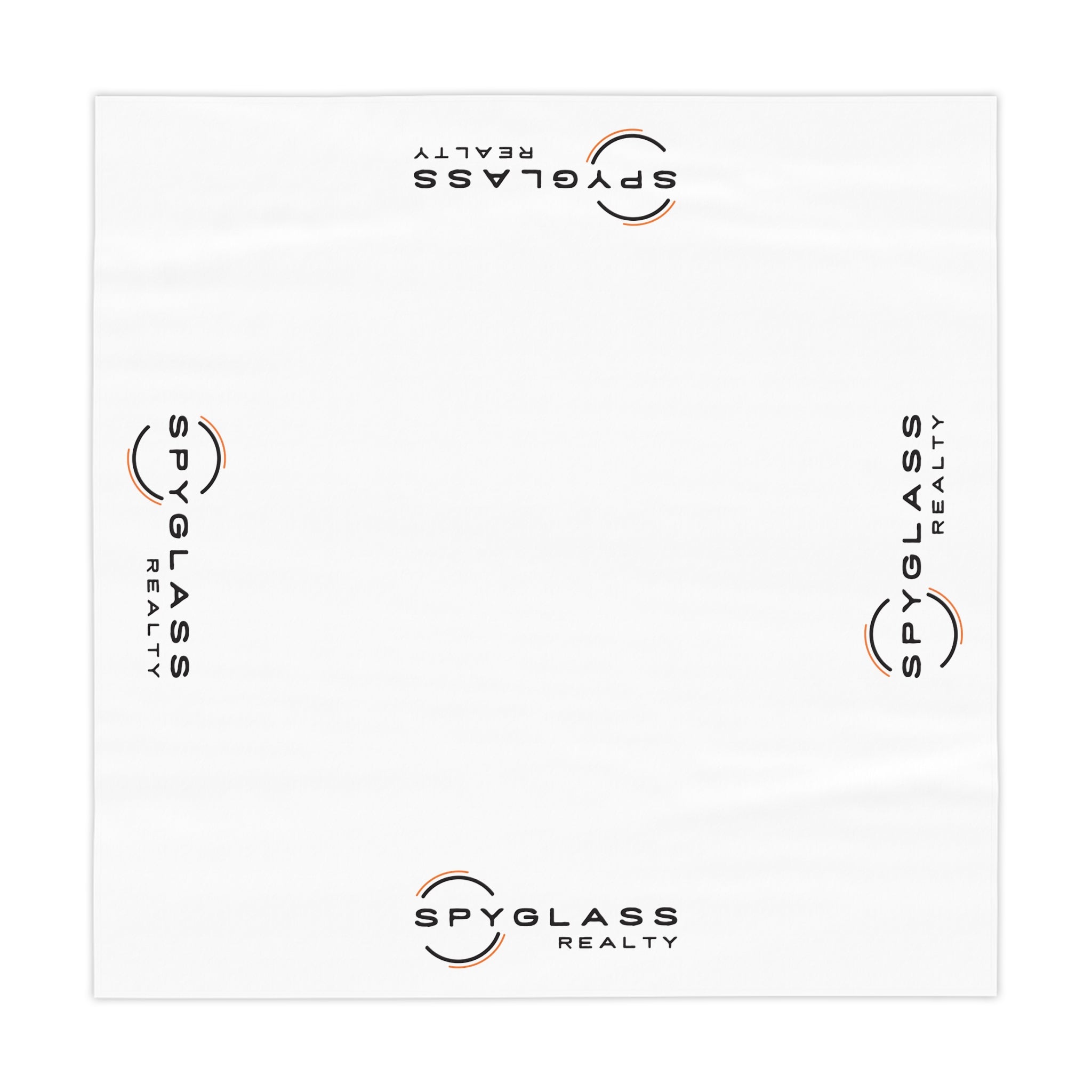 Spyglass Realty Logo Tablecloth — Branded Promotional Table Cover