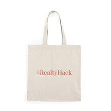 Load image into Gallery viewer, #RealtyHack Natural Tote Bag
