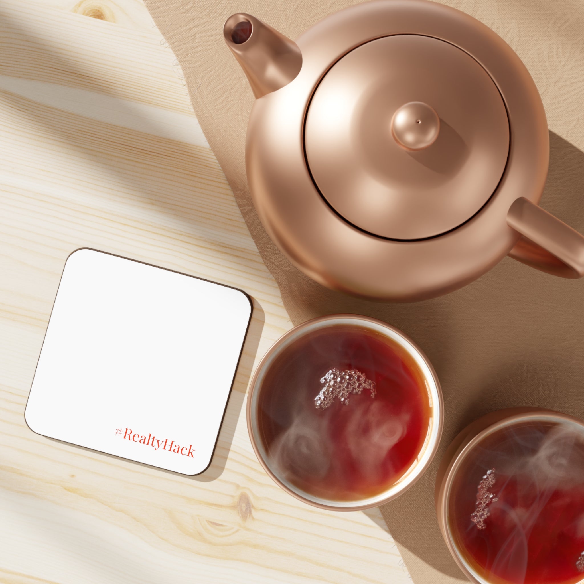 #RealtyHack Hardboard Back Coaster