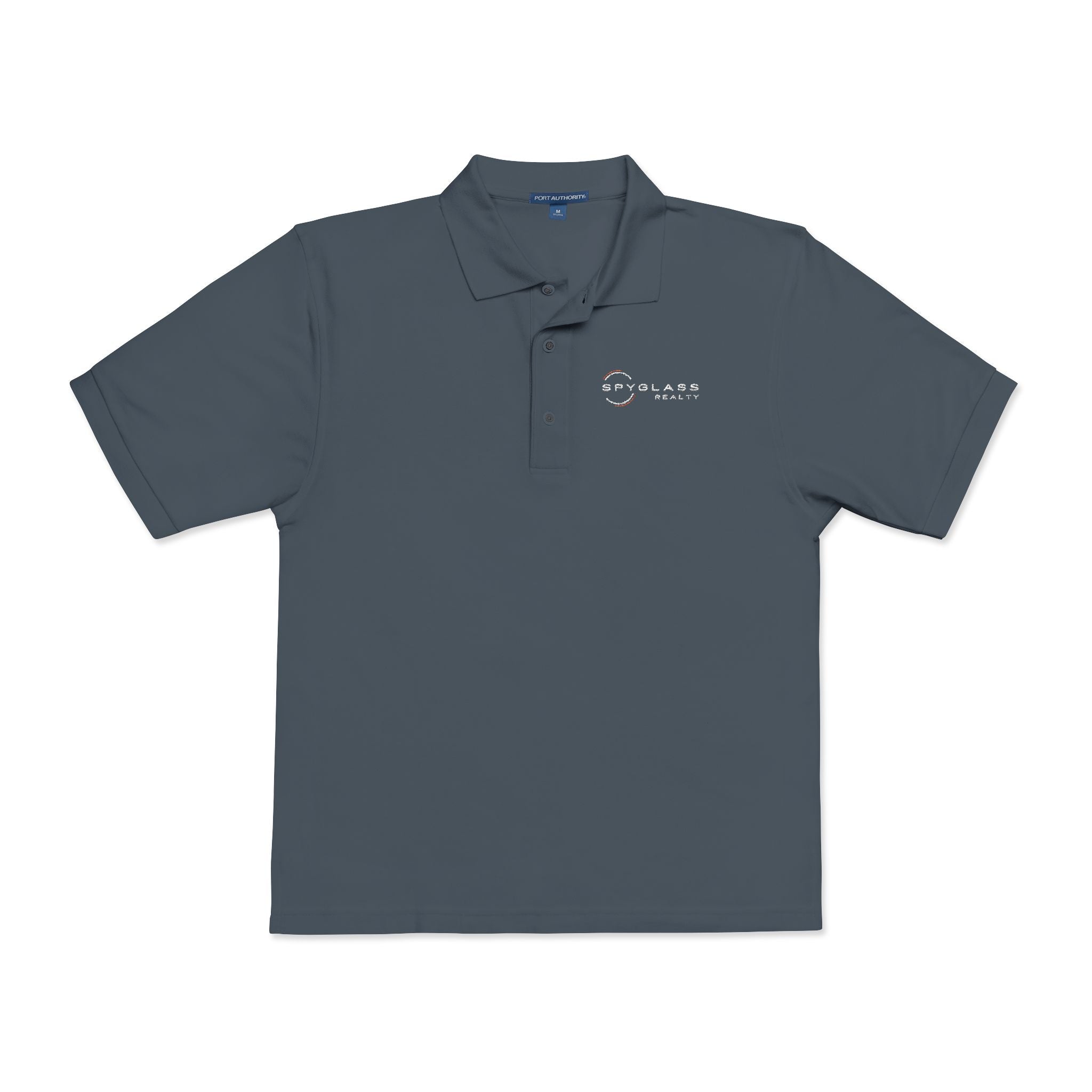 Embroidered Spyglass Logo Polo Shirt