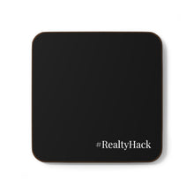 Load image into Gallery viewer, #RealtyHack Hardboard Back Coaster (Black Variant)
