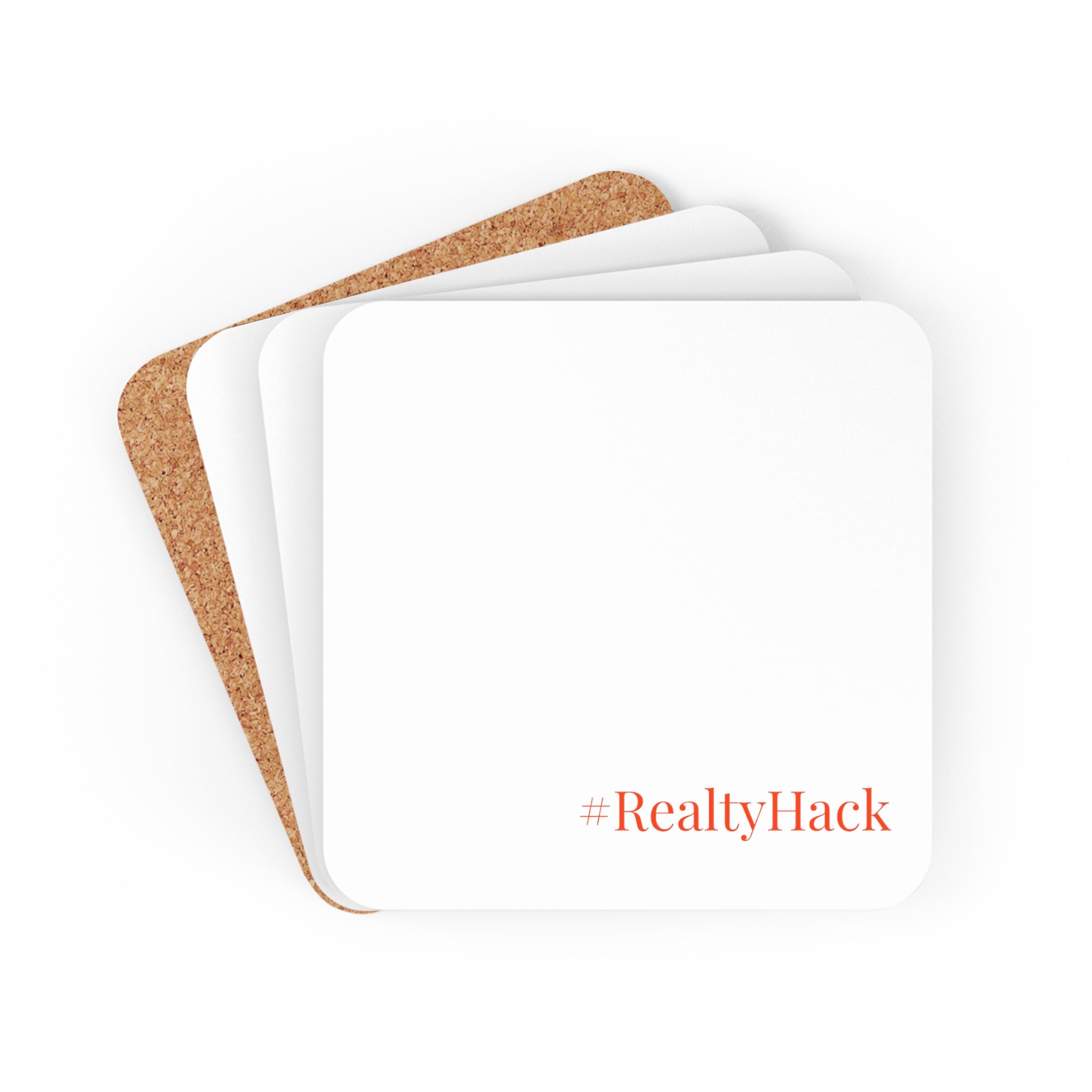#RealtyHack Corkwood Coaster Set
