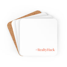 Load image into Gallery viewer, #RealtyHack Corkwood Coaster Set
