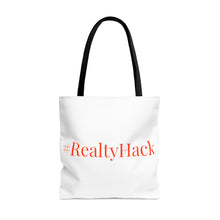 Load image into Gallery viewer, #RealtyHack Tote Bag (AOP)
