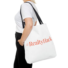 Load image into Gallery viewer, #RealtyHack Tote Bag (AOP)
