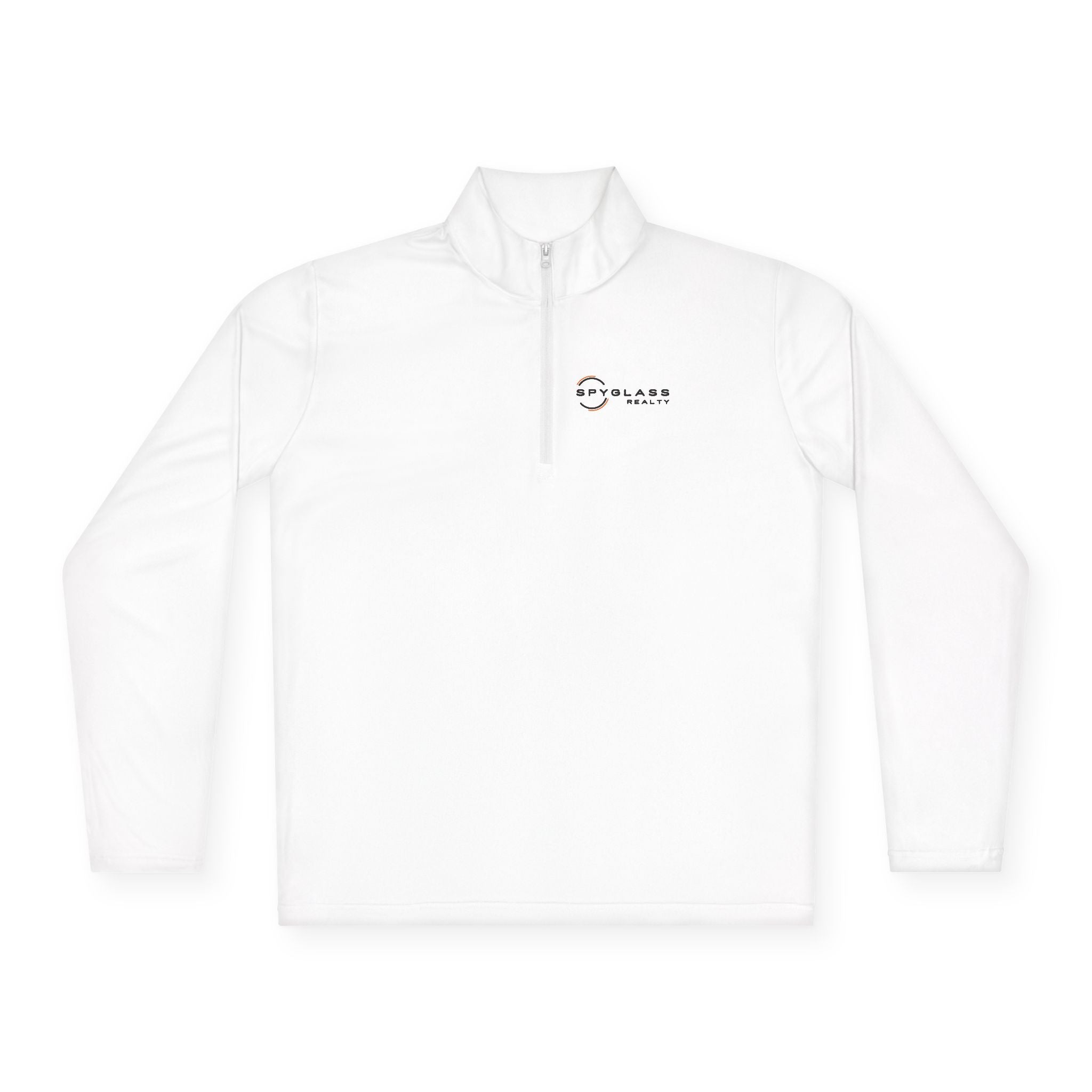 Minimalist Smile Logo Quarter-Zip Pullover