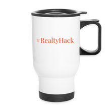 Load image into Gallery viewer, #RealtyHack Travel Mug - white
