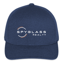 Load image into Gallery viewer, Flexfit Fitted Melange Baseball Cap - heather navy
