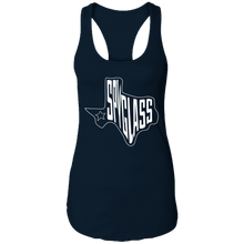 Load image into Gallery viewer, Spyglass Texas Map Ladies Ideal Racerback Tank
