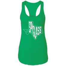 Load image into Gallery viewer, Spyglass Texas Map Ladies Ideal Racerback Tank
