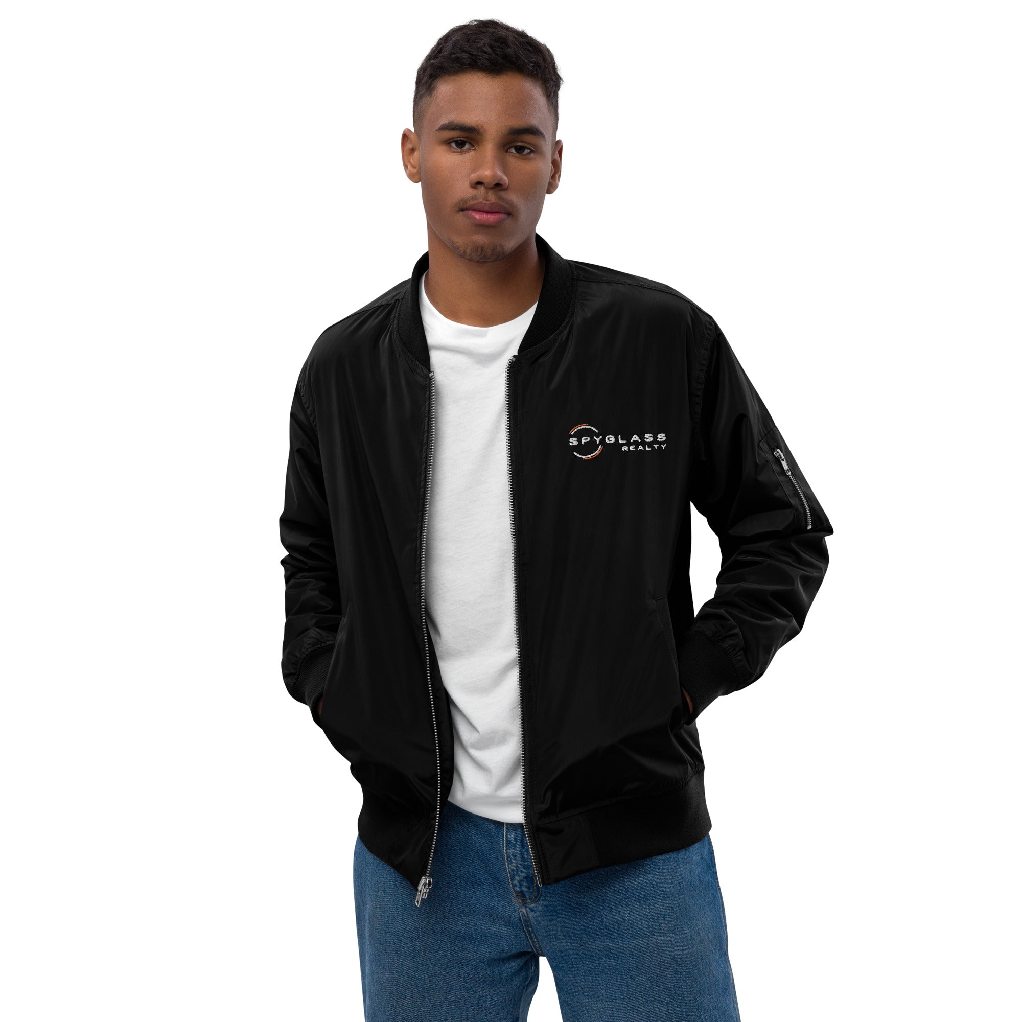 Spyglass Realty Premium Recycled Bomber Jacket