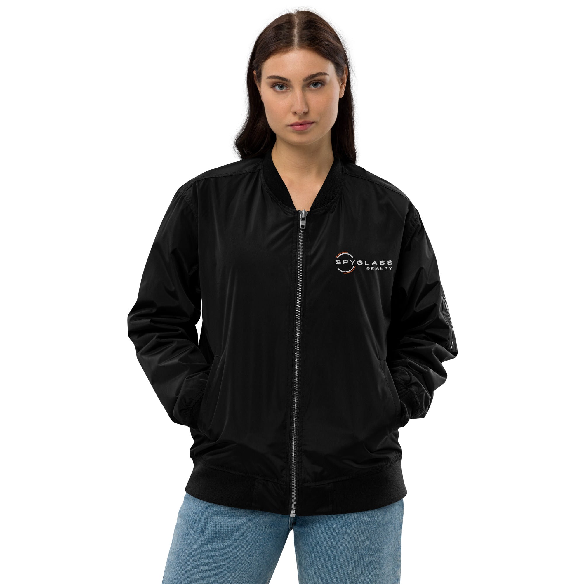 Spyglass Realty Premium Recycled Bomber Jacket
