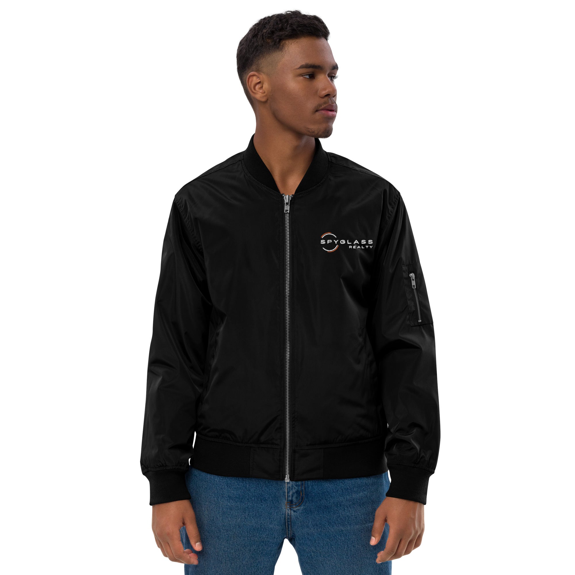 Spyglass Realty Premium Recycled Bomber Jacket