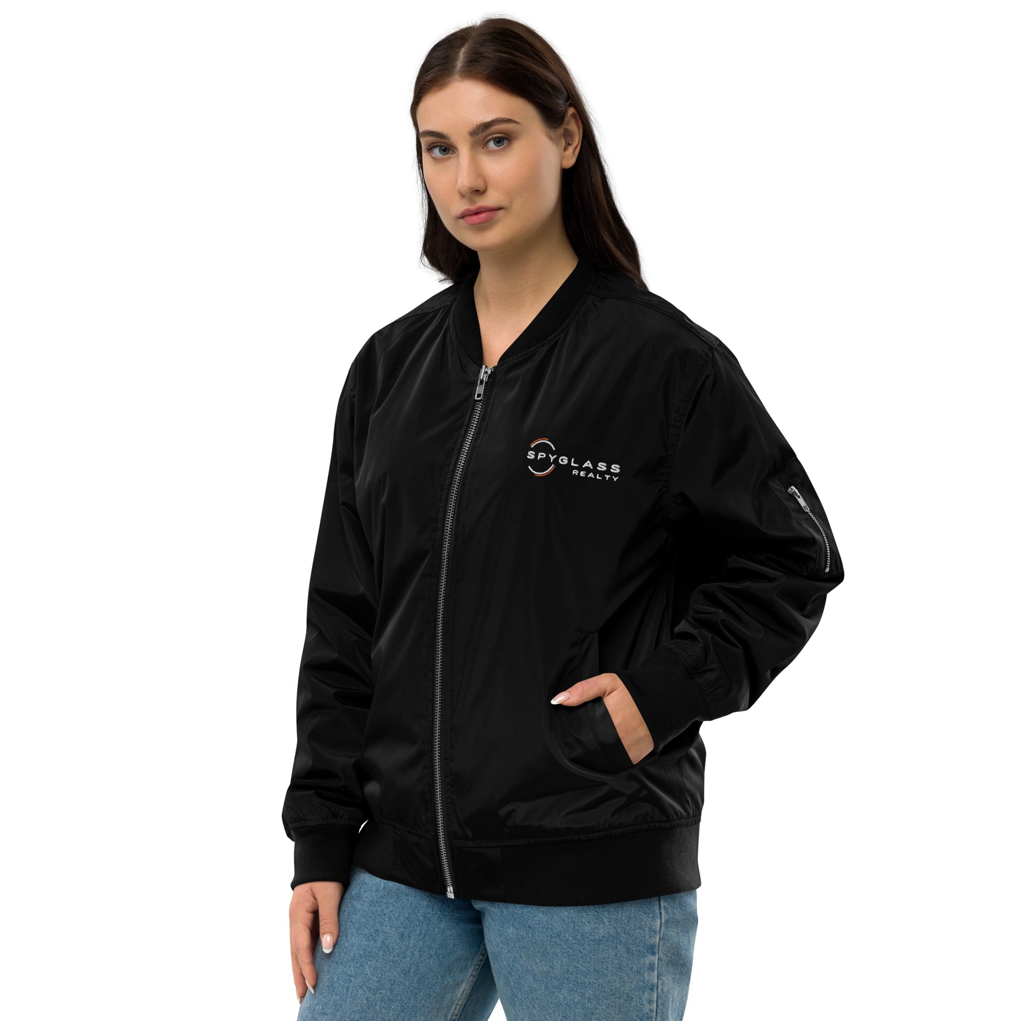 Spyglass Realty Premium Recycled Bomber Jacket