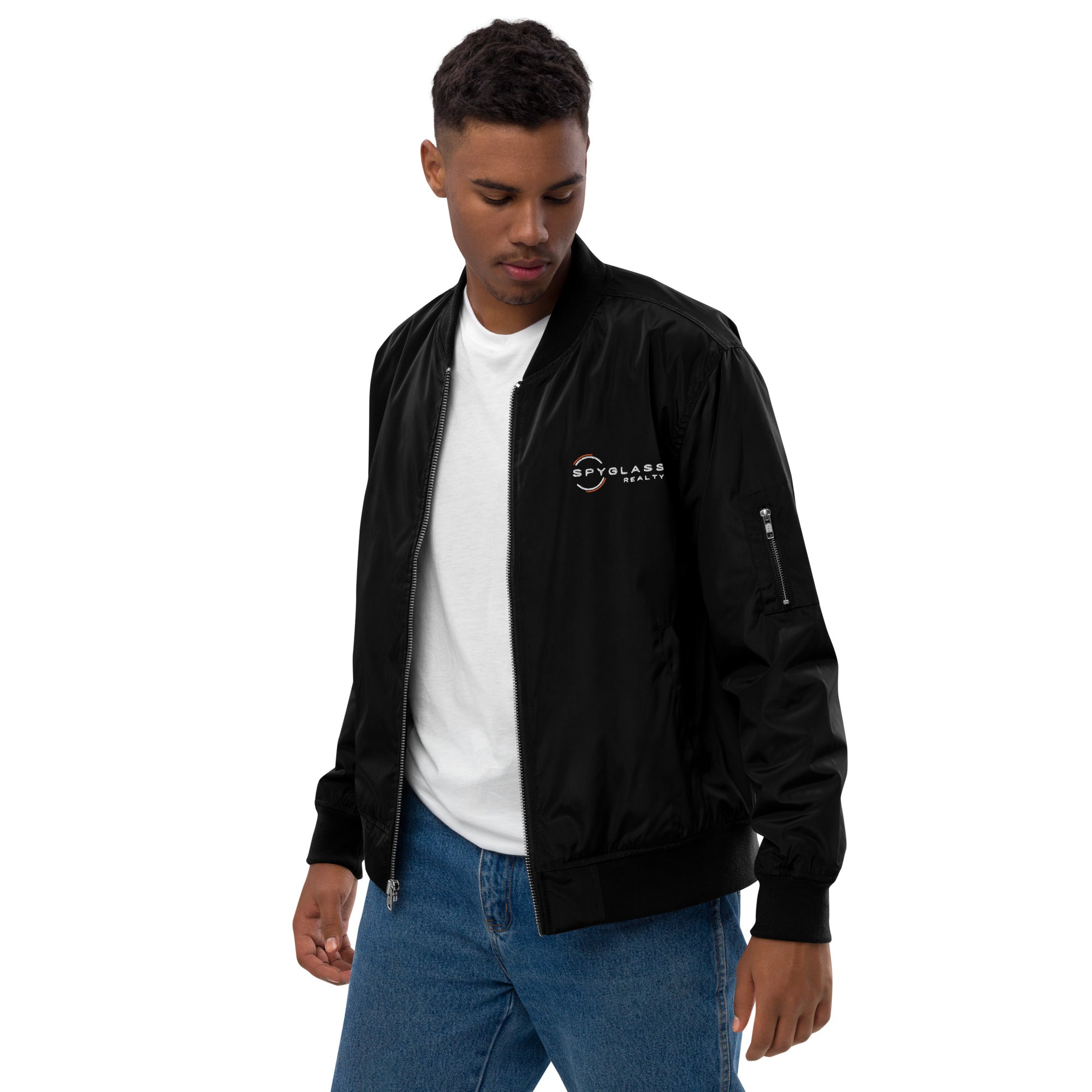 Spyglass Realty Premium Recycled Bomber Jacket