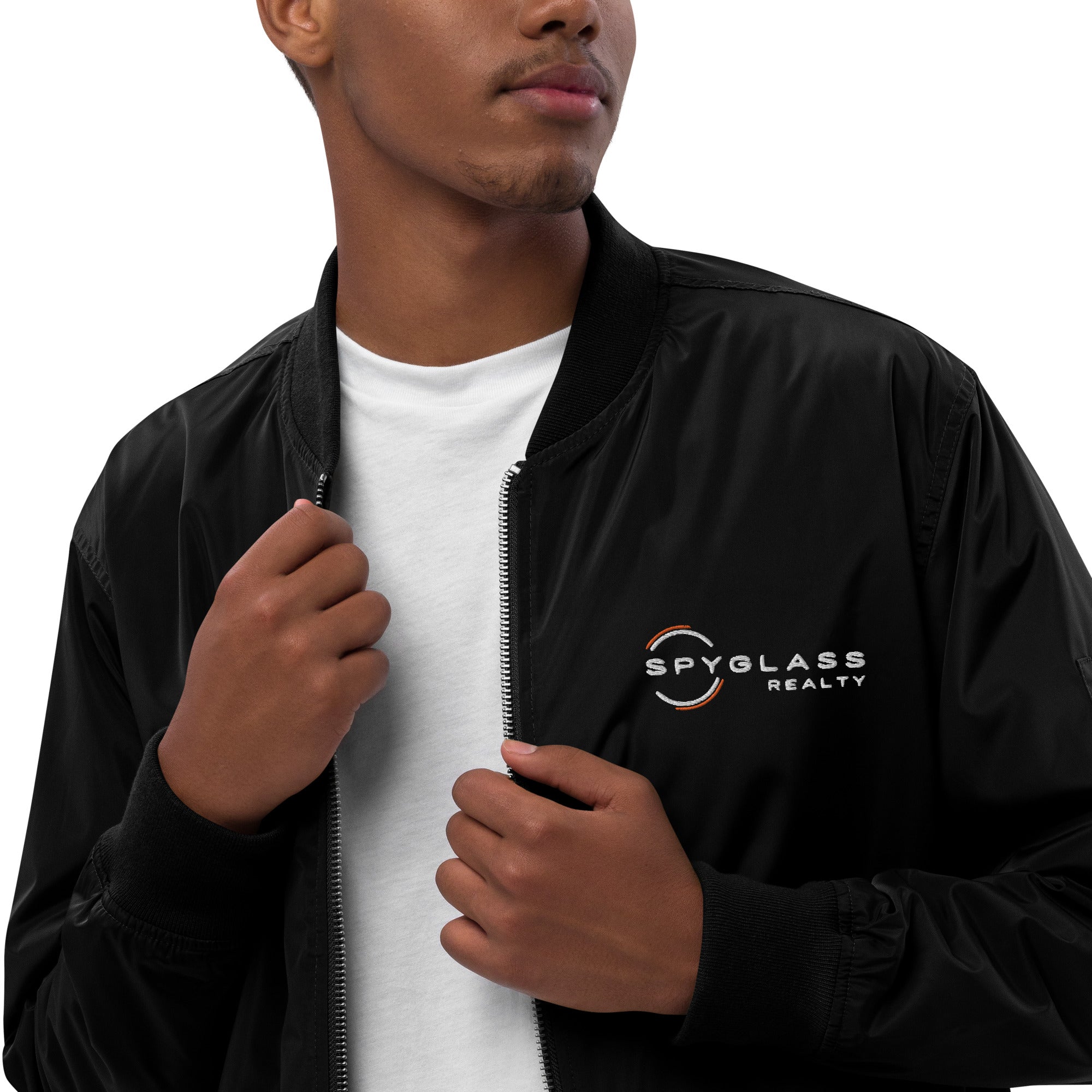 Spyglass Realty Premium Recycled Bomber Jacket