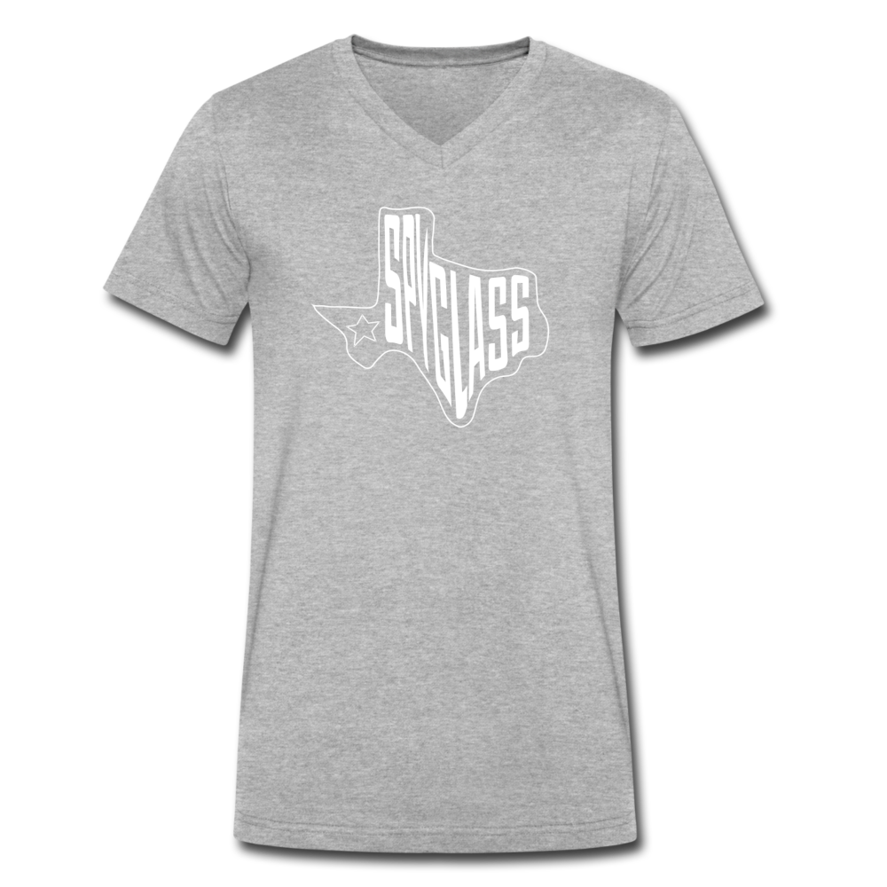 Men's V-Neck T-Shirt - heather gray