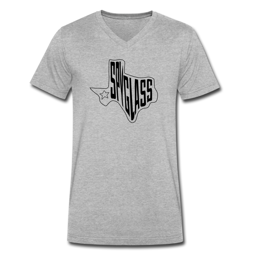 Men's V-Neck T-Shirt - heather gray