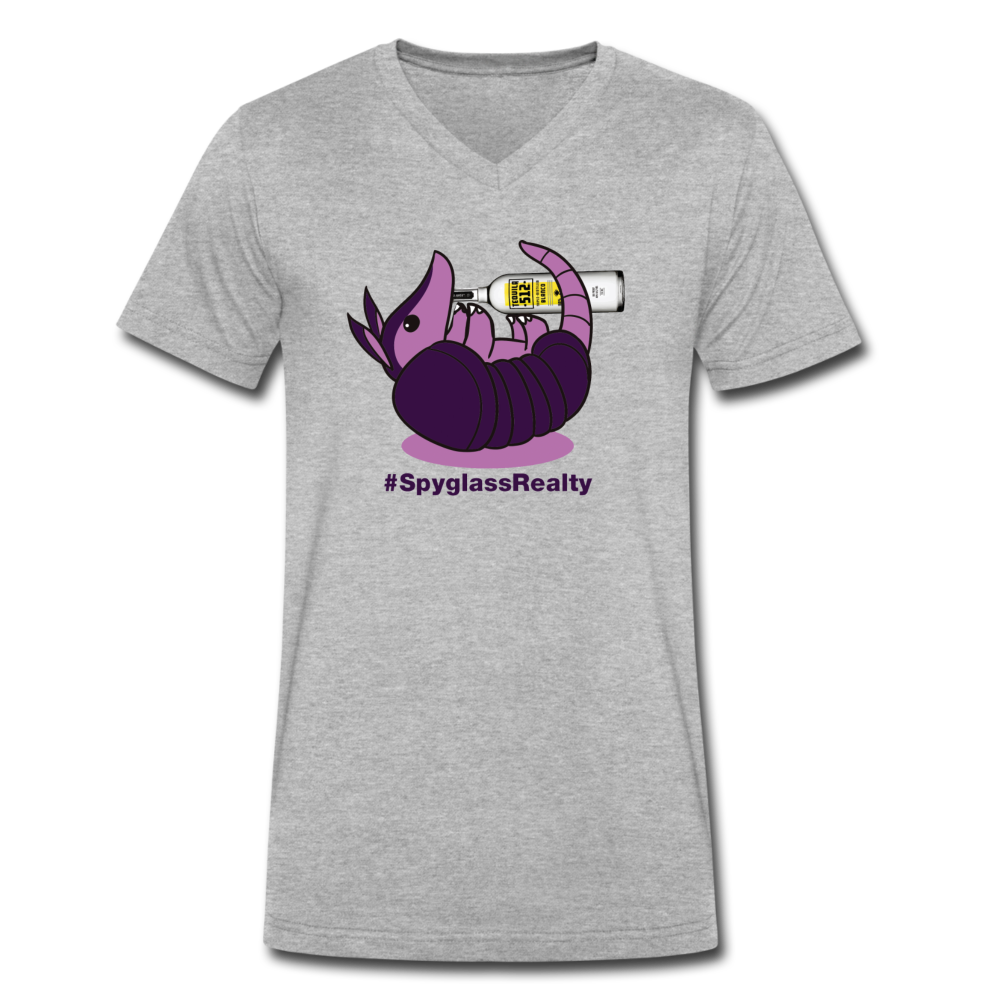 Men's V-Neck T-Shirt - heather gray