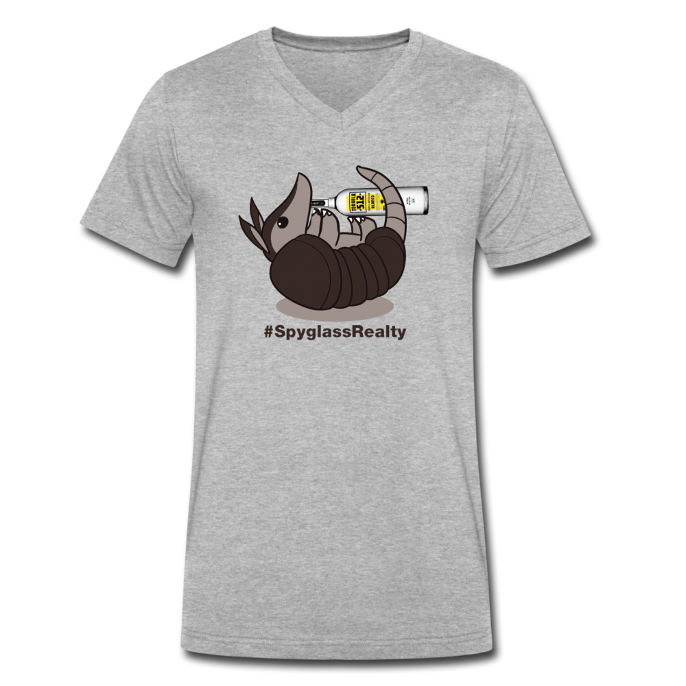 Men's V-Neck T-Shirt - heather gray