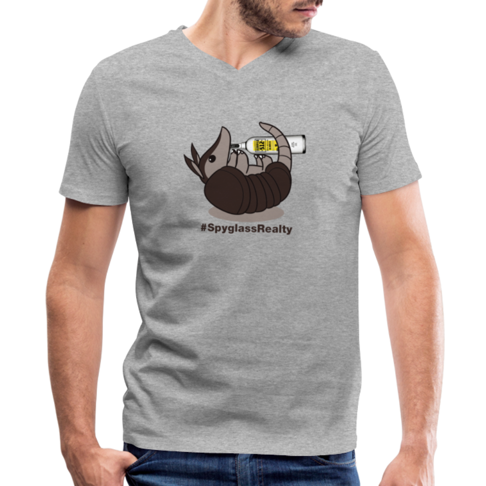 Men's V-Neck T-Shirt - heather gray