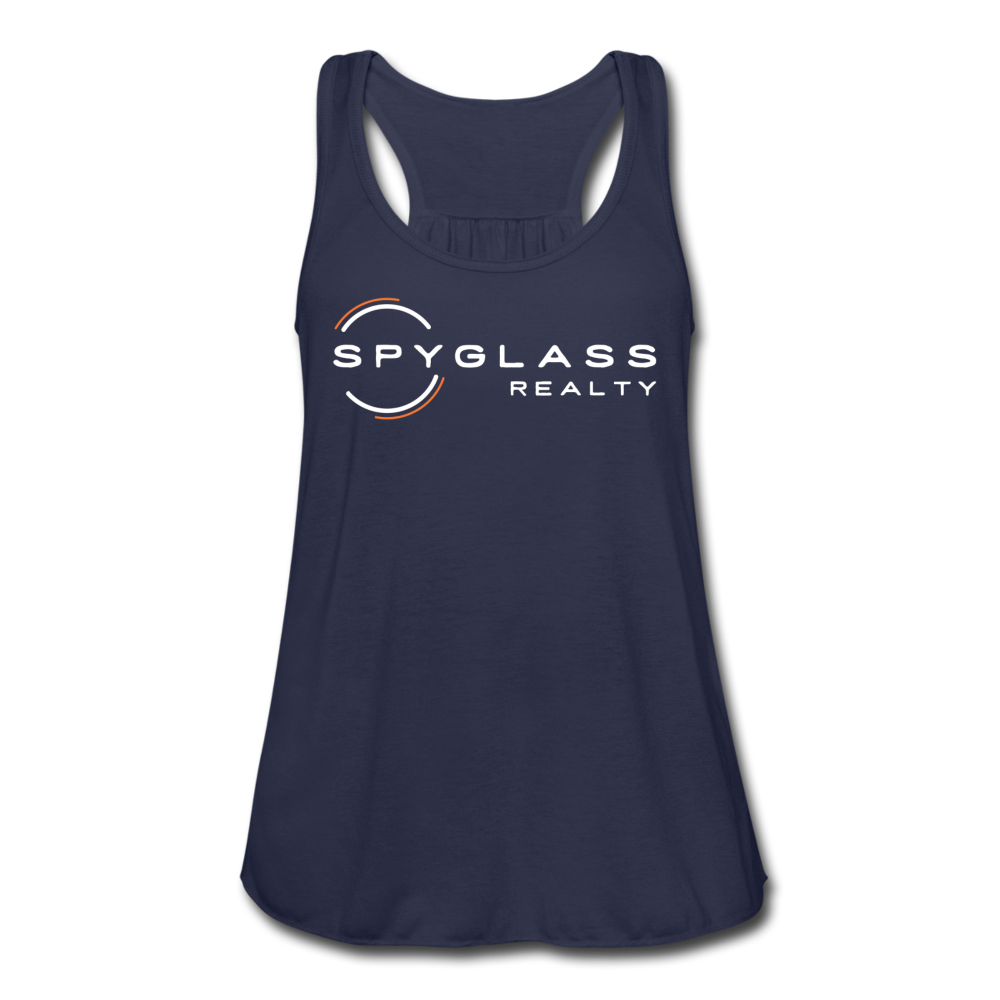 Women's Flowy Tank Top by Bella - navy